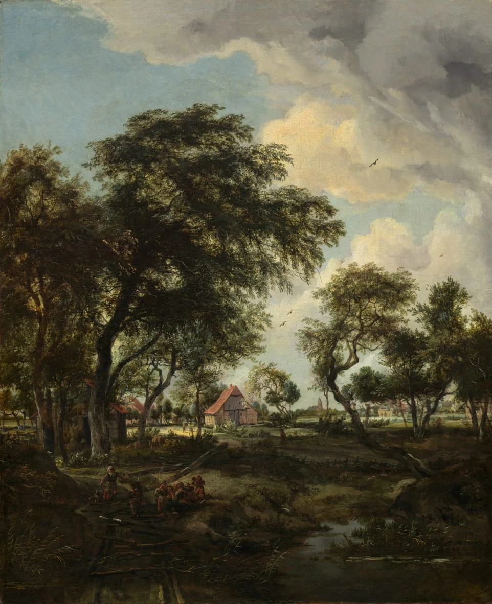 Una fattoria alla luce del sole - Andrew W. Mellon Collection, National Gallery of Art